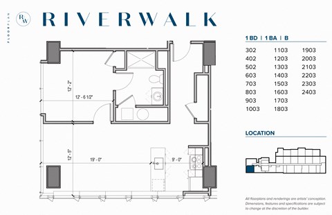 Architectural schematic of floorplan